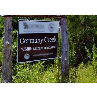 63Mil Thick Aluminum Custom Reflective Sign For Wildlife Management Area
